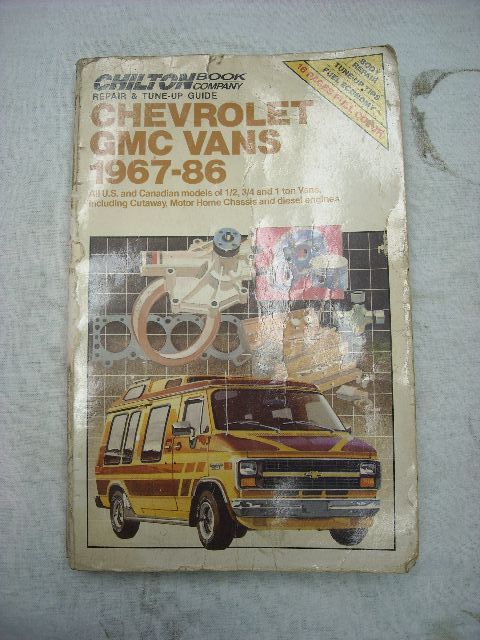 Chevrolet Van (1971-1996) szervizknyv (angol nyelv)