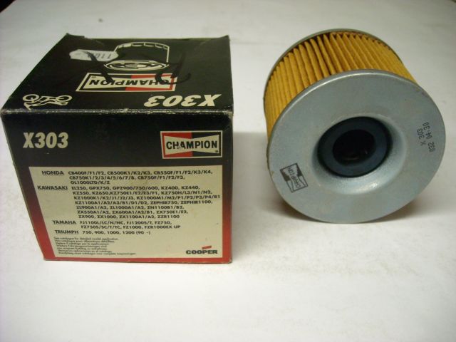 KAWASAKI ZX 10 oil filter (16099-003; X303)