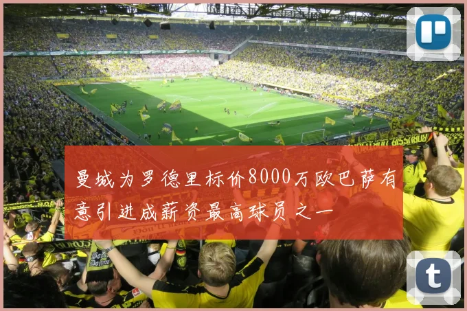 曼城为罗德里标价8000万欧巴萨有意引进成薪资最高球员之一